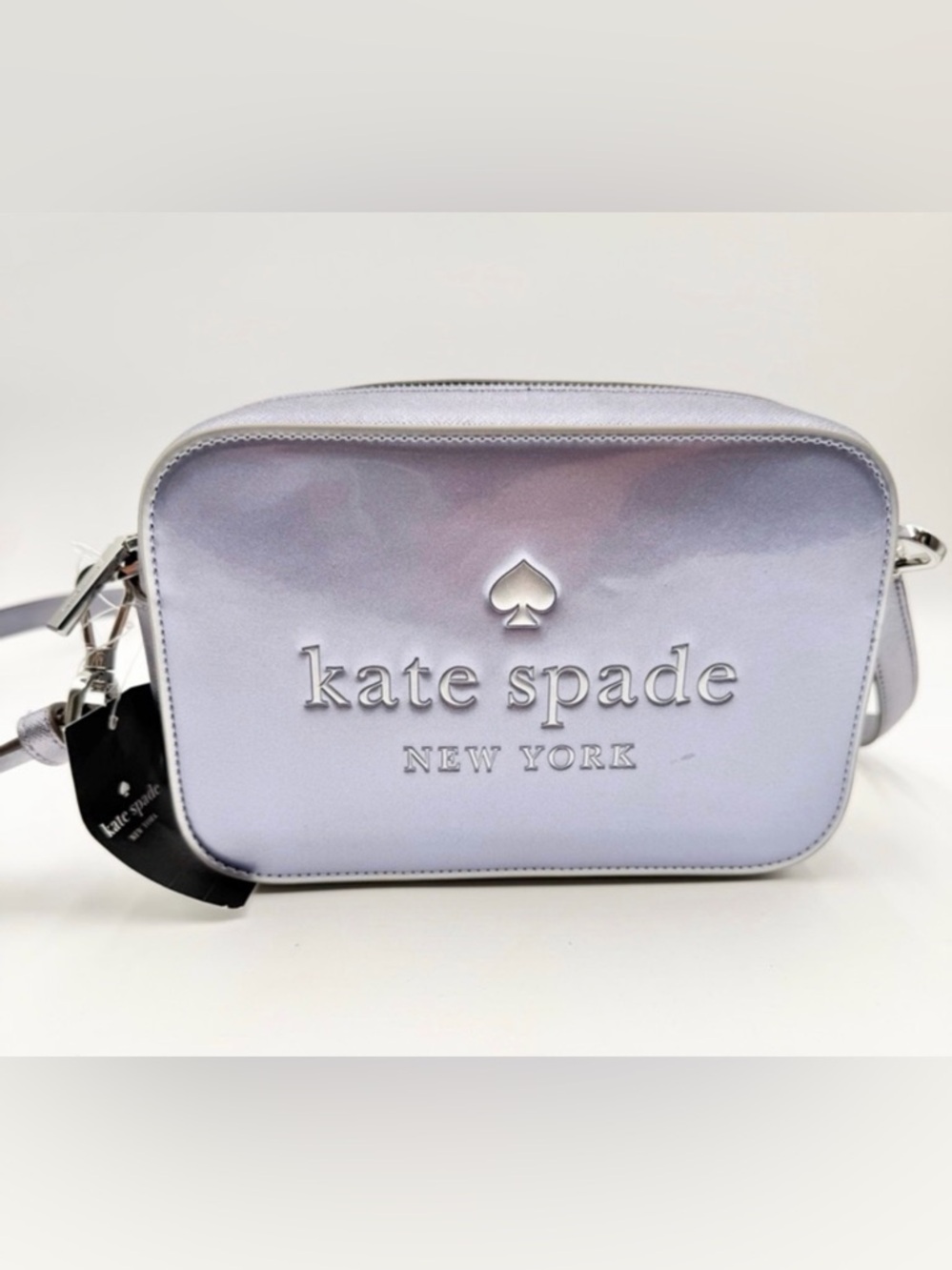 kate spade iridescent lavender crossbody bag NWT